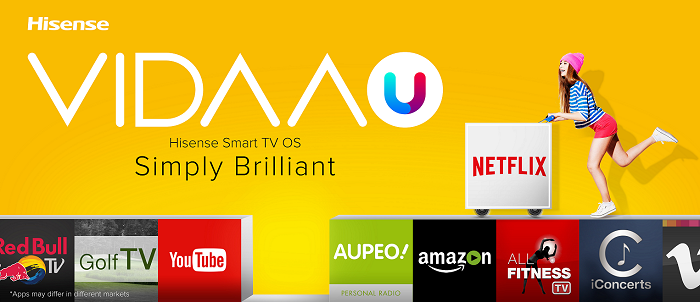 Hisense H65A6100 operační systém Vidaa U